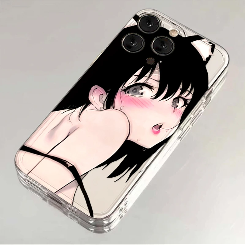 奥菲顿动漫猫娘适用iphone15/13苹果14pro手机壳华为vivo小米oppo
