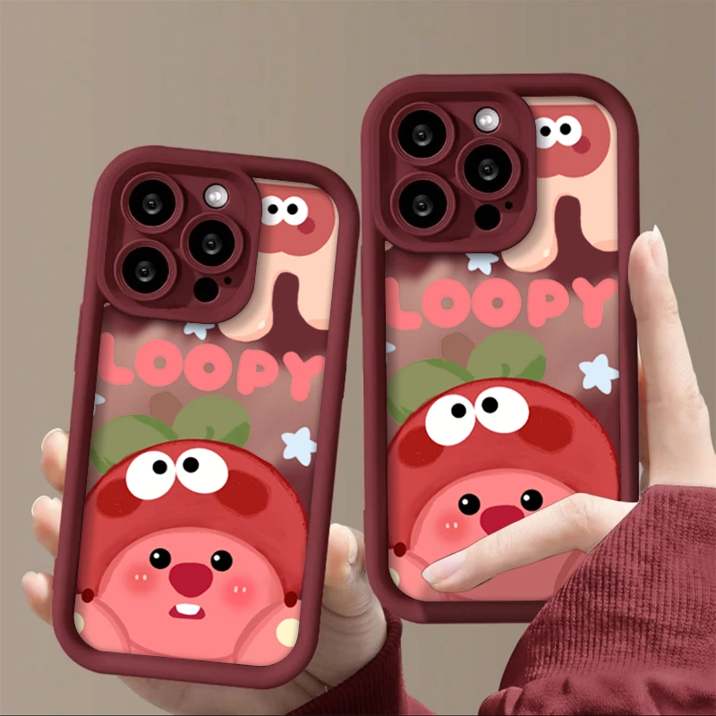 可爱苹果海狸适用iphone15苹果14手机壳13华为vivo小米oppo软xr套