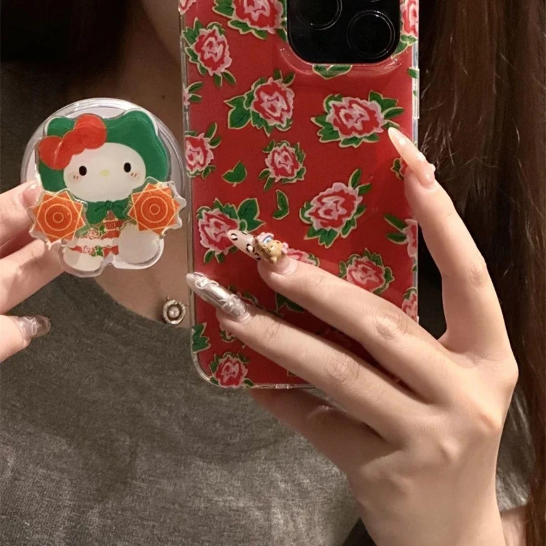 奥菲顿东北大花凯蒂支架适用iPhone16/15promax苹果14手机壳13/12