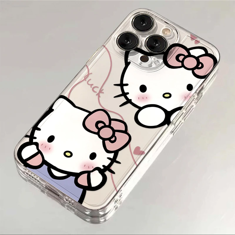 JIANGZI适用iphone15苹果14手机壳13华为vivo小米oppo打招呼凯蒂
