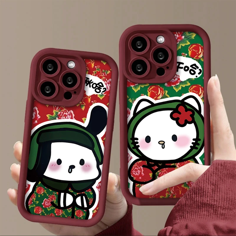 奥菲顿呆萌鼻涕KT适用iphone15/13/14苹果手机壳华为vivo小米oppo