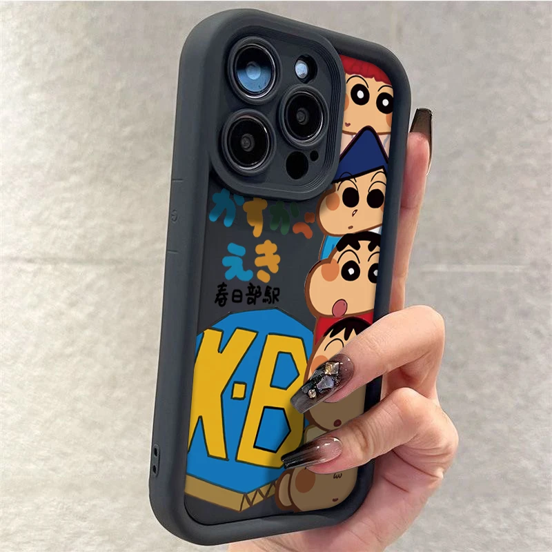 仙朵可爱小新适用iphone15/13苹果14手机壳华为vivo小米oppo套