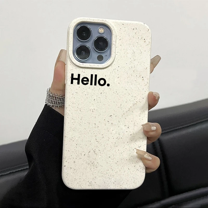 简约小麦壳hello苹果14pro透明iphone13手机壳12promax全包11套xr