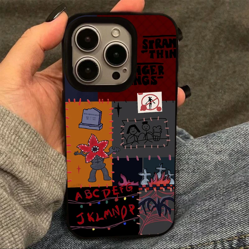 SMBLCE怪奇物语插画适用iPhone16果冻15手机壳华为vivo小米oppo套