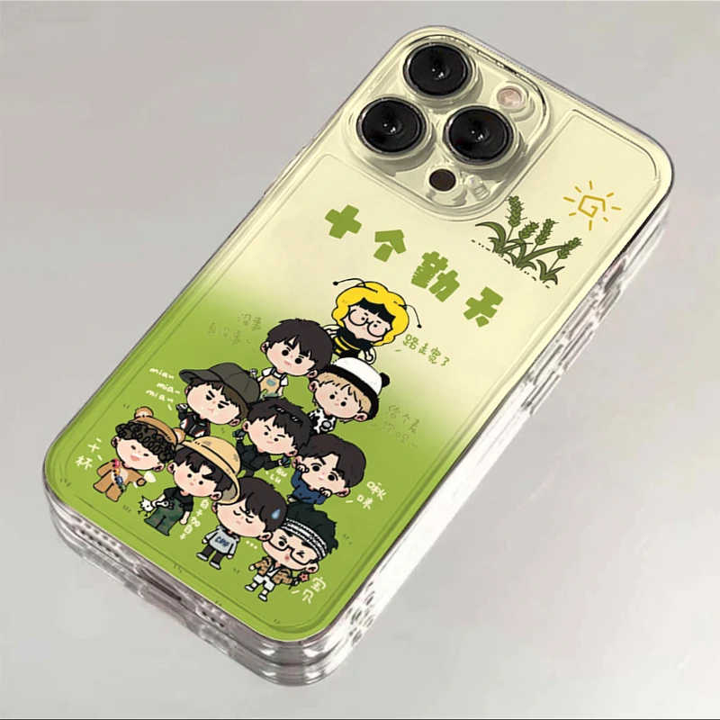 十个勤天适用iphone15/13苹果14pro手机壳华为vivo小米oppo软12套