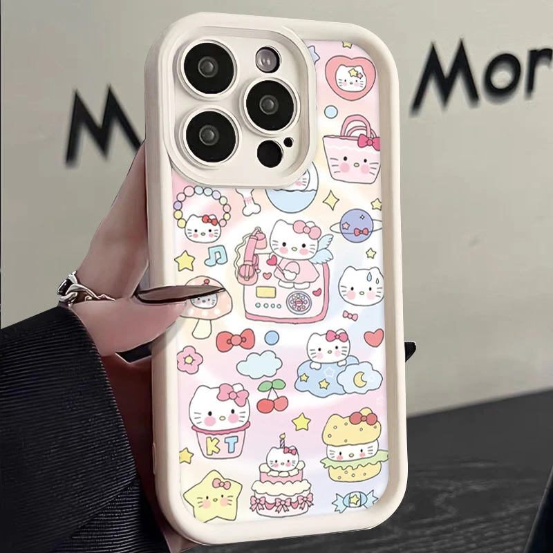 可爱凯蒂猫合集iPhone15/14/13苹果12手机壳华为oppo小米vivo软套