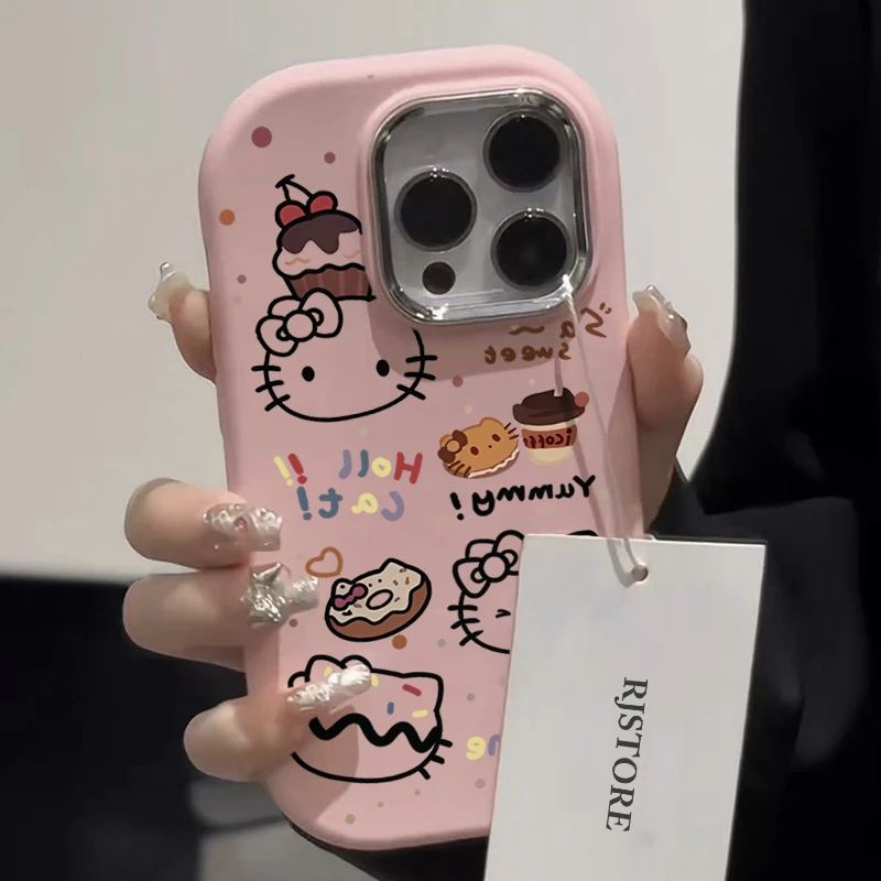 仙朵甜点KT猫适用苹果华为vivo小米oppo手机壳iphone15/14/13套