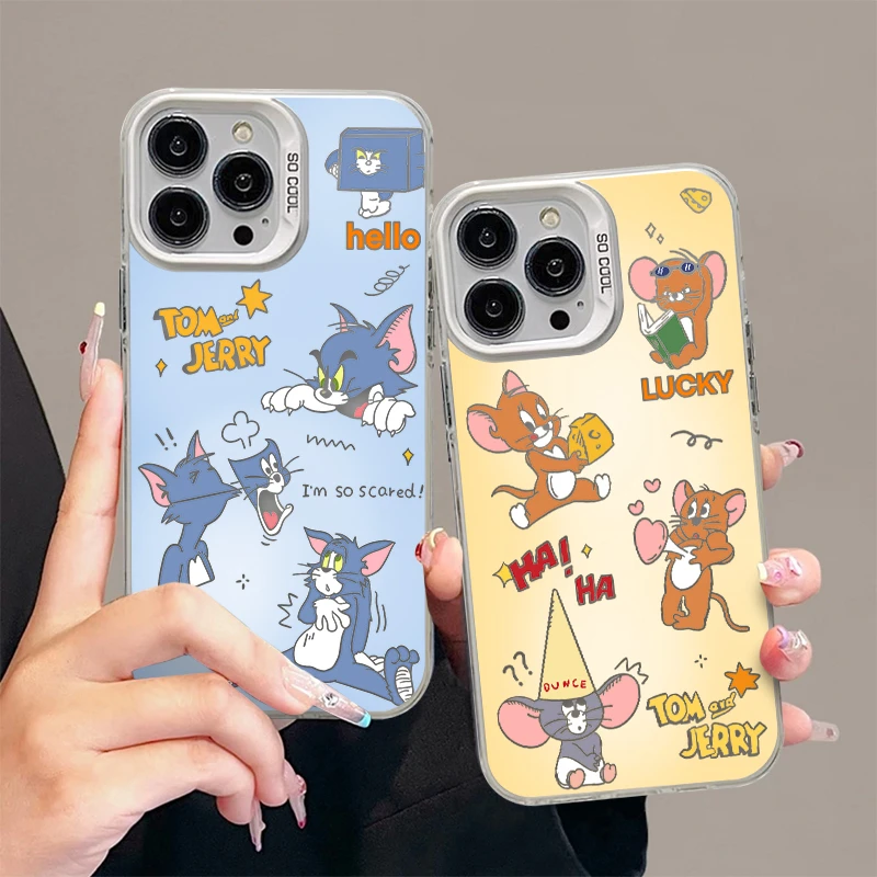 SMBLCE惊吓汤姆杰瑞适用iphone15/14手机壳苹果华为vivo小米oppo
