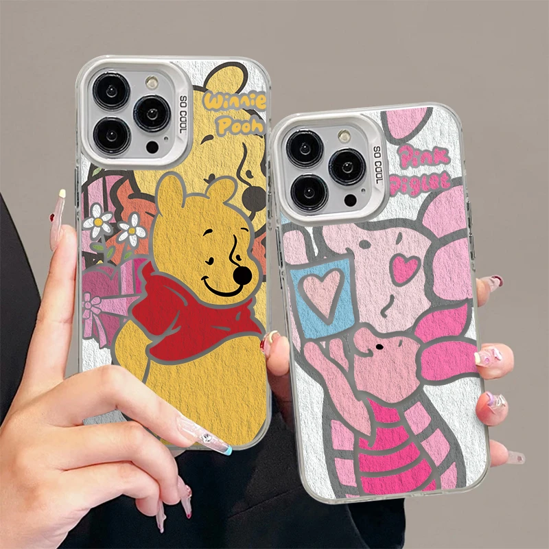 Lucky维尼皮杰情侣款适用iphone15/14/13手机壳华为vivo小米oppox
