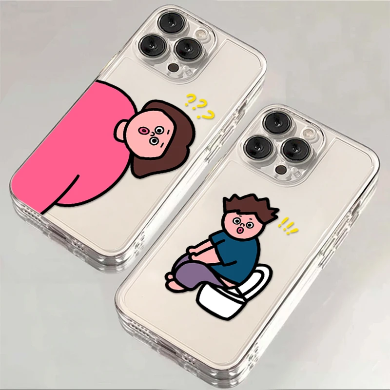 可爱情侣款适用iphone15/13/14苹果12手机壳华为vivo小米oppo软套