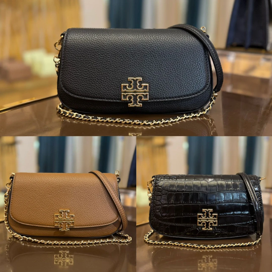 TORY BURCH NEW YORK/汤丽柏琦Britten腋下包单肩斜挎包22x13x7
