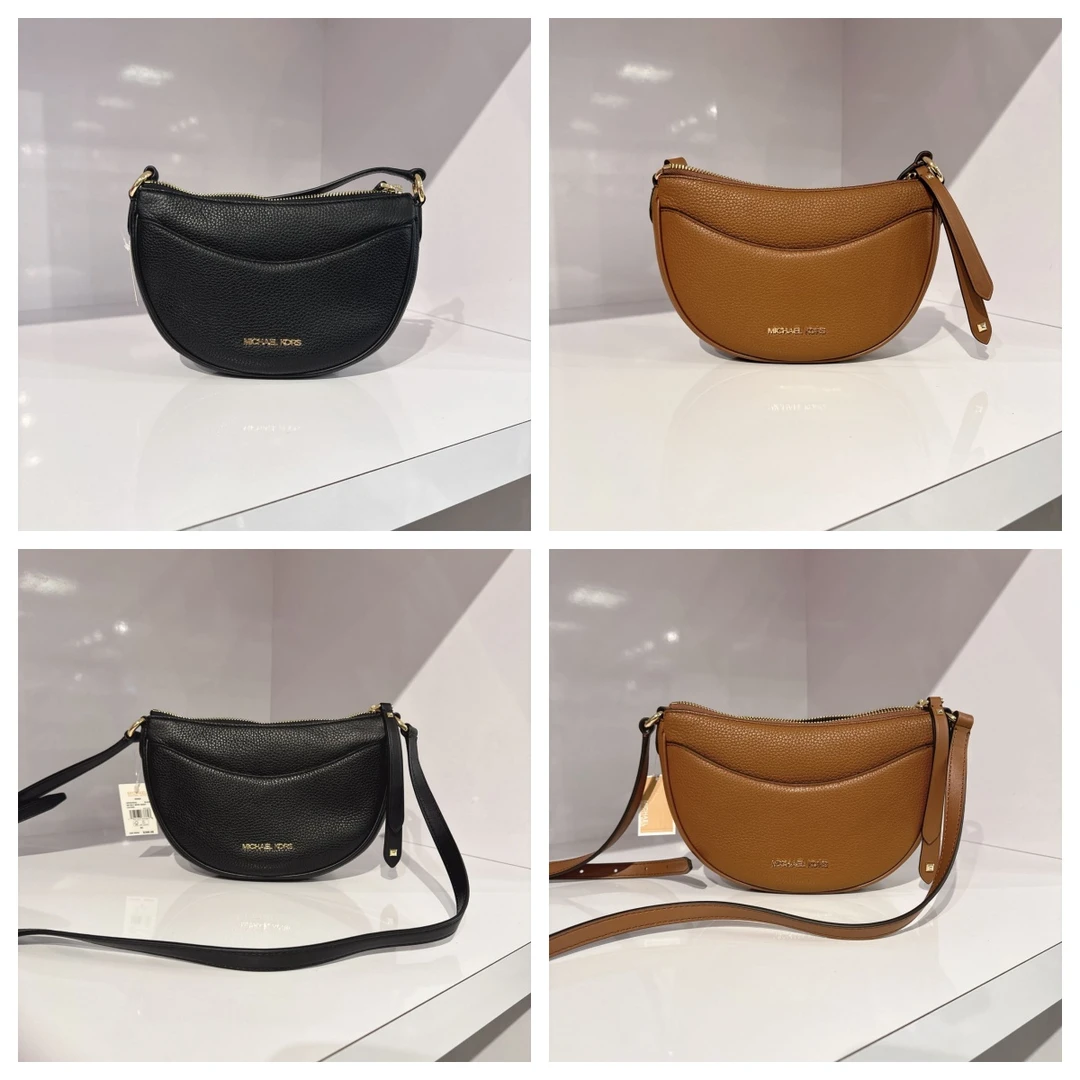 MICHAEL KORS/迈克高仕Dover小号荔枝纹半月包单肩包斜挎包