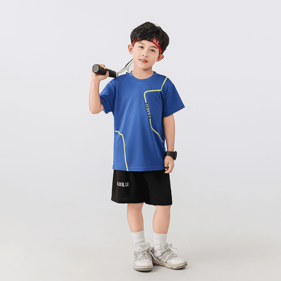 【透气速干】男童运动夏季中大童速干短袖短裤儿童宽松透气速干套装