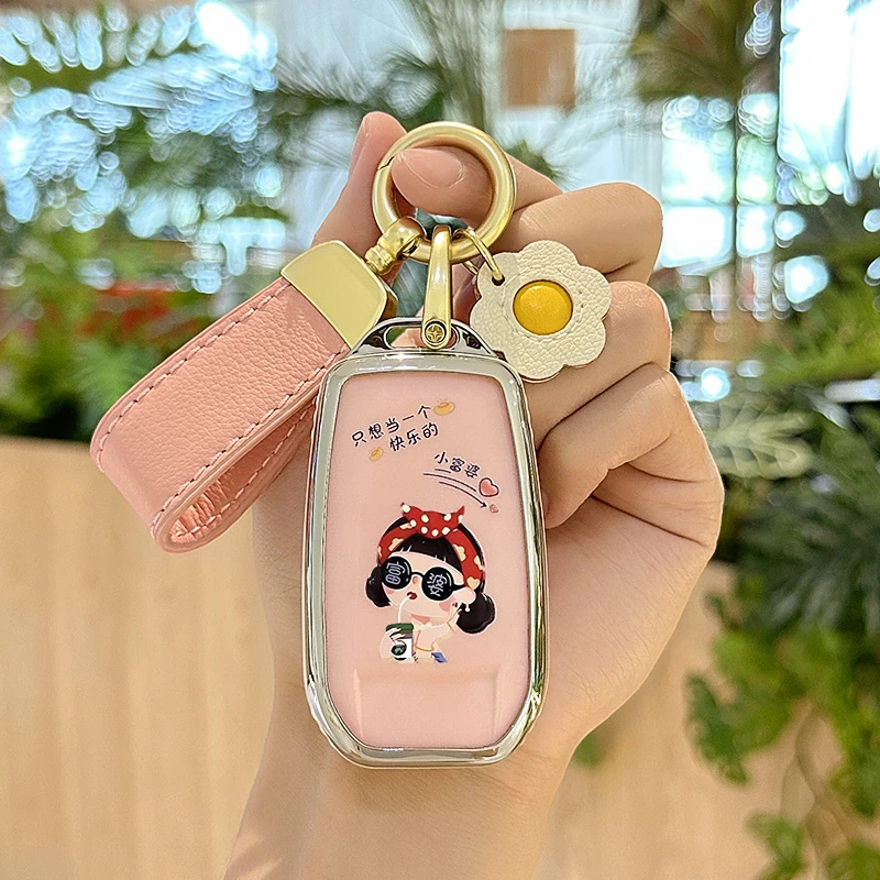 23新款丰田卡罗拉钥匙套凯美瑞雷凌女荣放rav4适用兰达汽车包扣