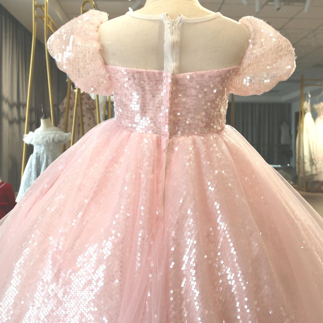 高端儿童晚礼服小众轻奢花童生日派对公主裙主持人钢琴比赛演出服