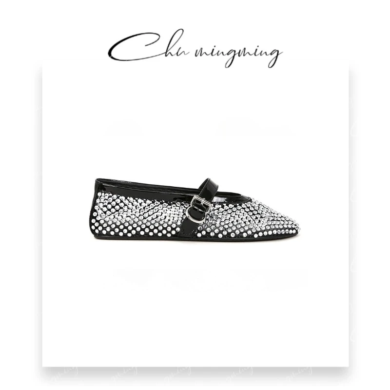 【CHU/2024SSNEW】原创设计 水钻芭蕾鞋 DGTT02