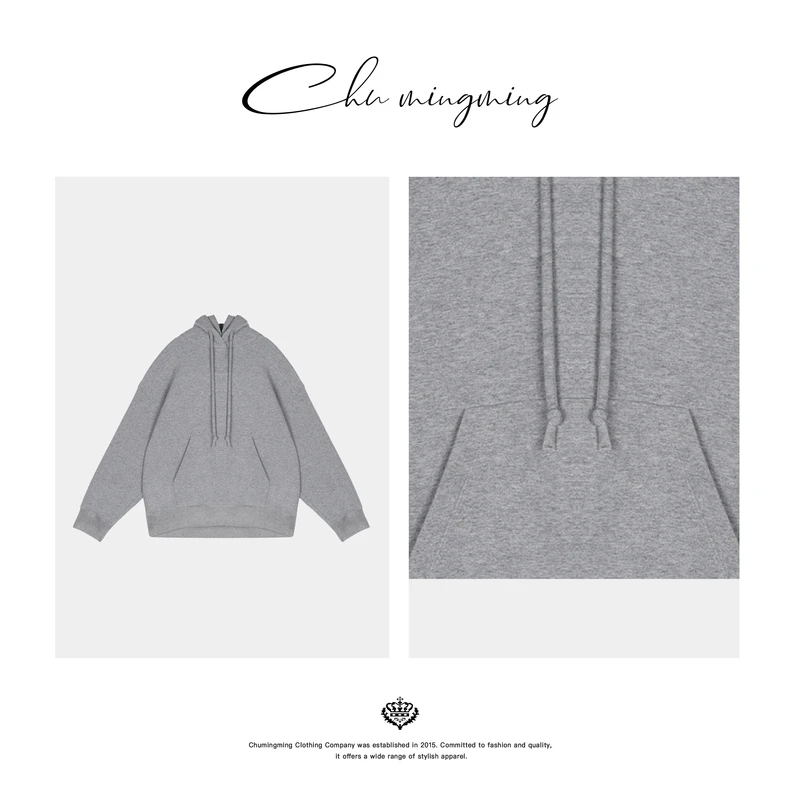 【CHU/2024SSNEW】原创设计《肌理》格纹拼接卫衣LX50