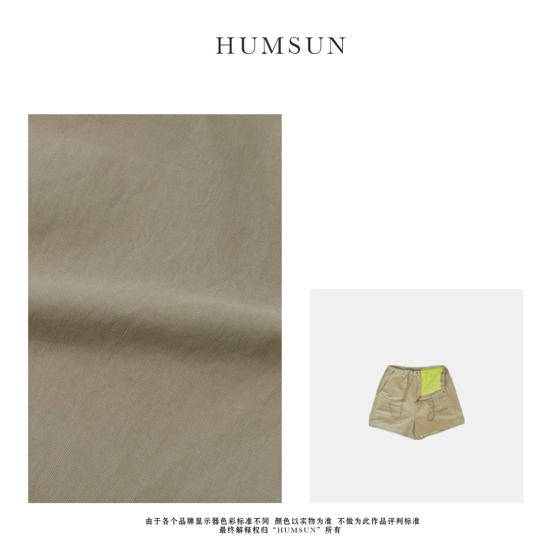 HUMSUN/禾木笙 长腿标杆 | 简约超透气速干抽绳休闲短裤  24A439
