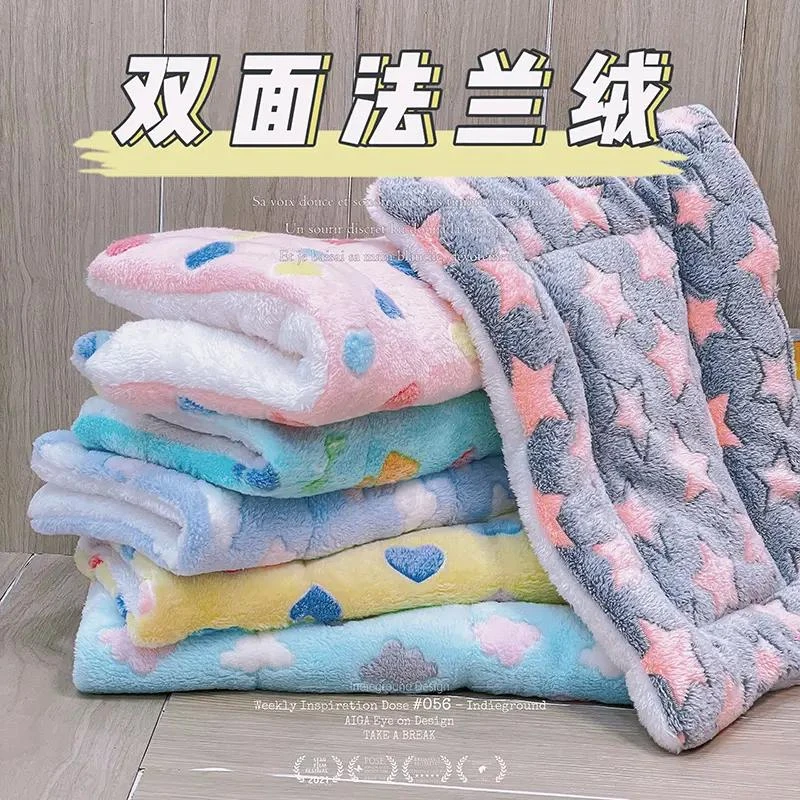 猫垫子睡觉用狗狗垫子宠物猫咪睡垫猫笼垫毛垫子地垫棉垫四季通用