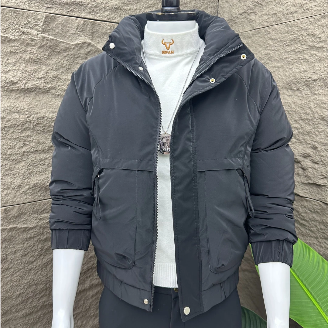 2024新款男士时尚显瘦棉衣百搭洋气棉服外套时尚保暖潮流简约男装