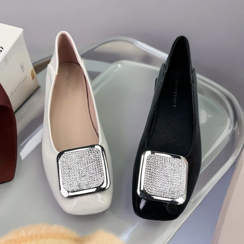 616-2 单鞋女夏季低跟软底平底温柔孕妇鞋低跟气质气质跟鞋百搭