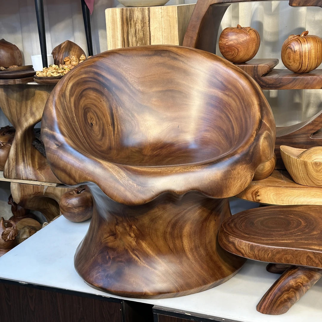 70*66*41尺寸胡桃木实木主人椅