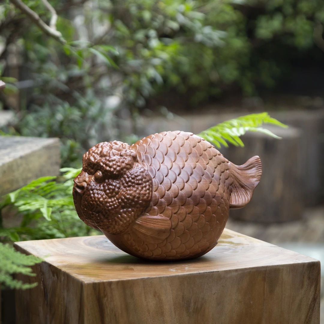 24*14*15尺寸森活林（鸿运当头）创意手工摆件