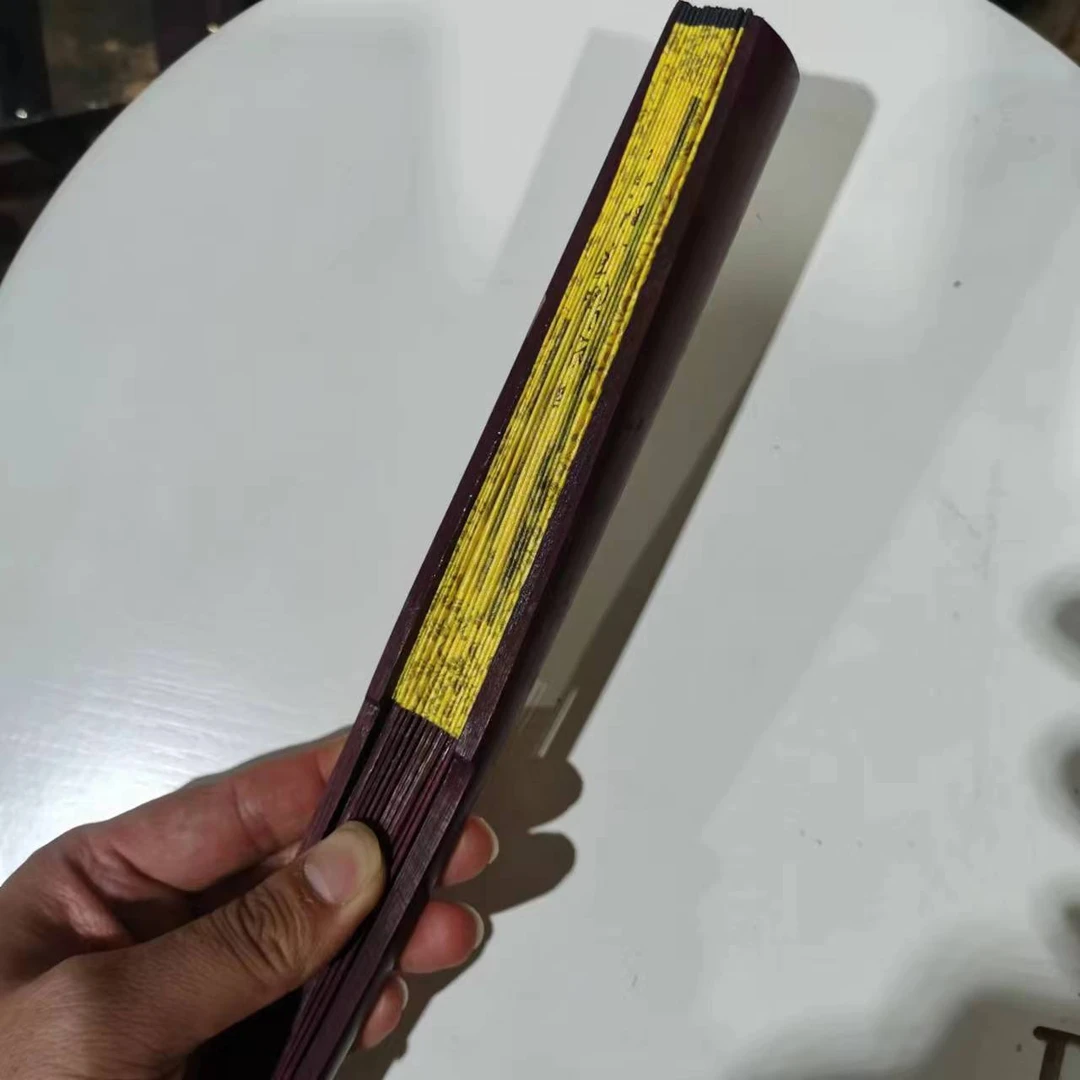 中国风八寸绢布折扇一把 图案不指定