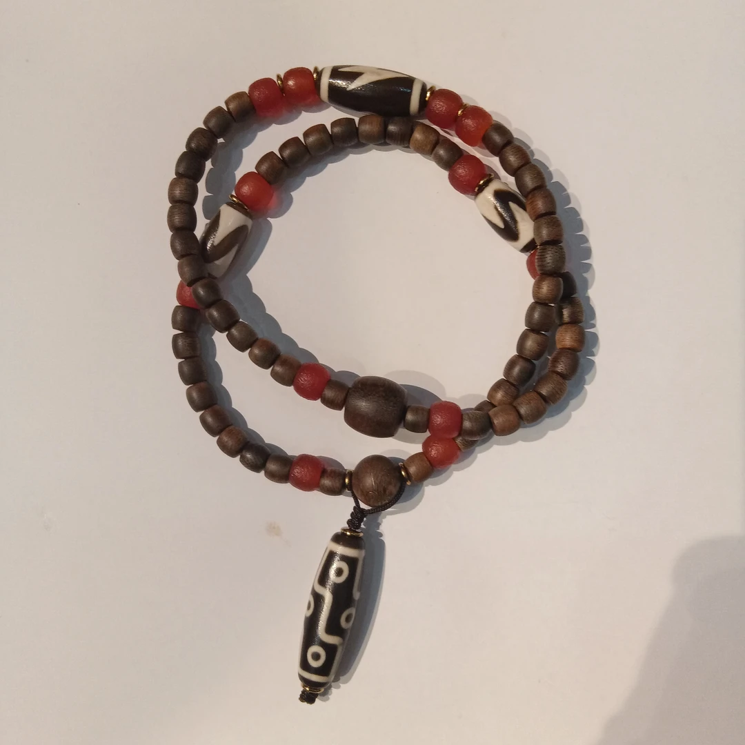 【闪购商品】天然沉香三圈手串1C14