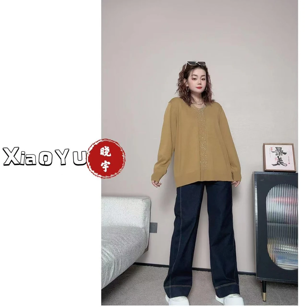 【No退换】瑕疵品 定制【Y钻领针织毛衣】XY 1940