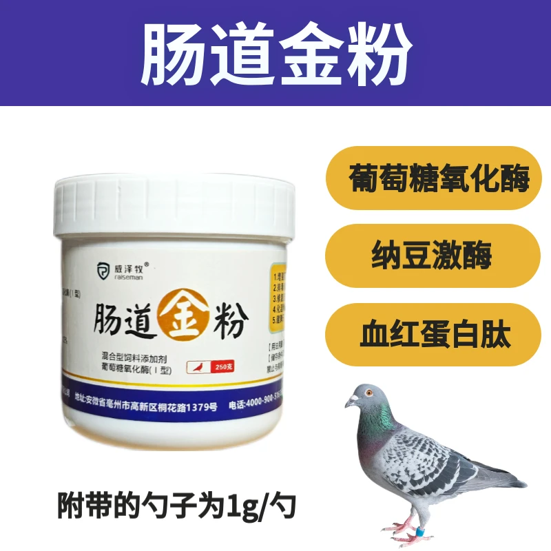 威泽牧肠道金粉鸽子专用