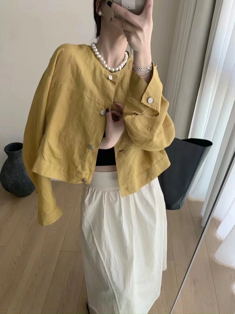 【JIA Studio】苎麻外套开衫