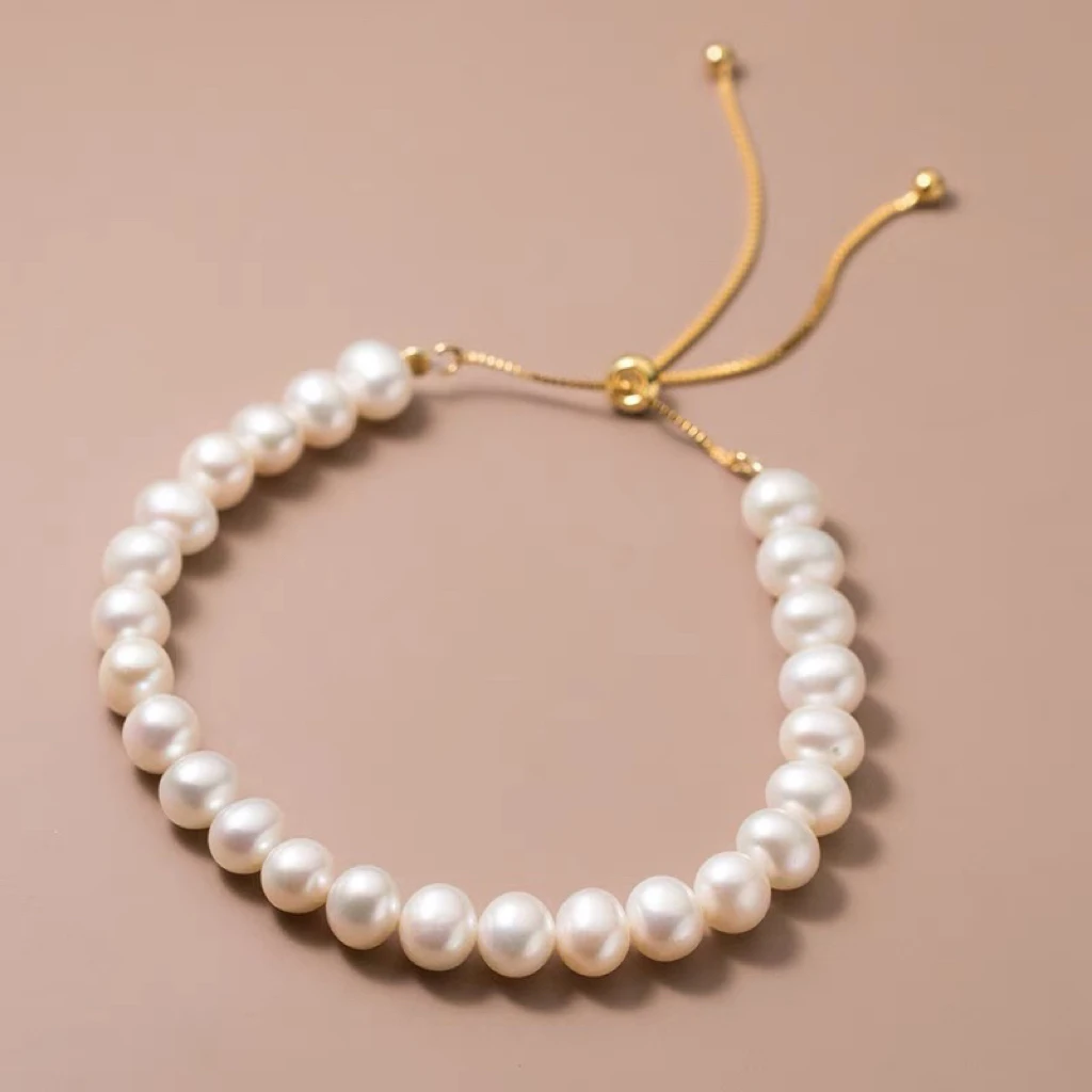 铜合金手链 B0026气质温柔时尚百搭珠珠手链