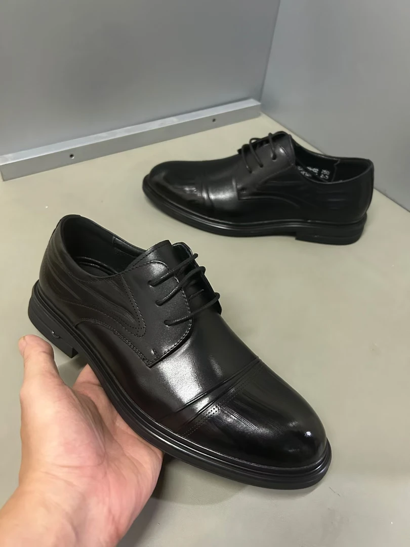 男鞋爆款！牛皮百搭商务正装皮鞋202378
