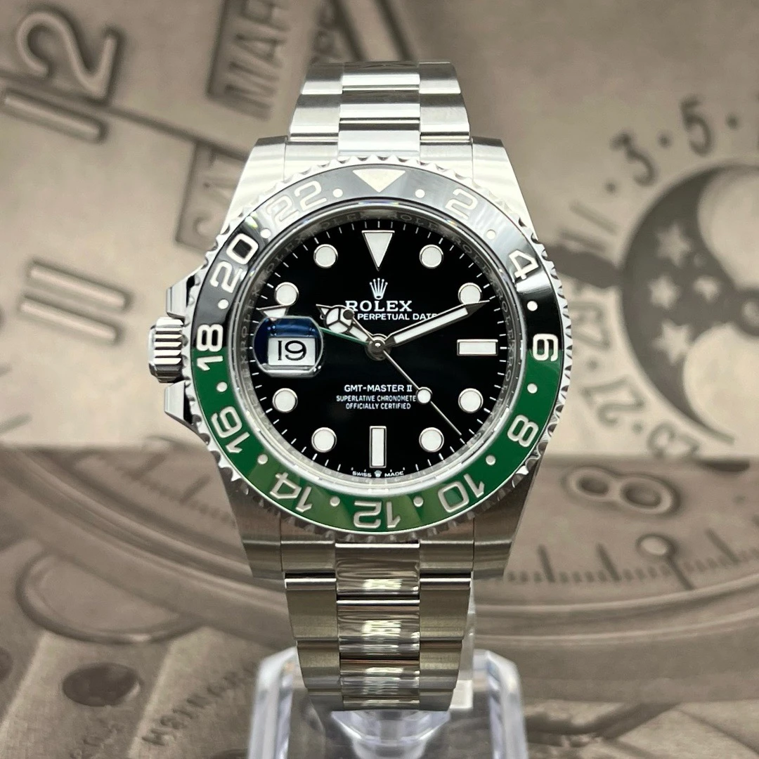 99新 Rolex/劳力士 23年全套格林尼治型雪碧圈/40mm/超公价