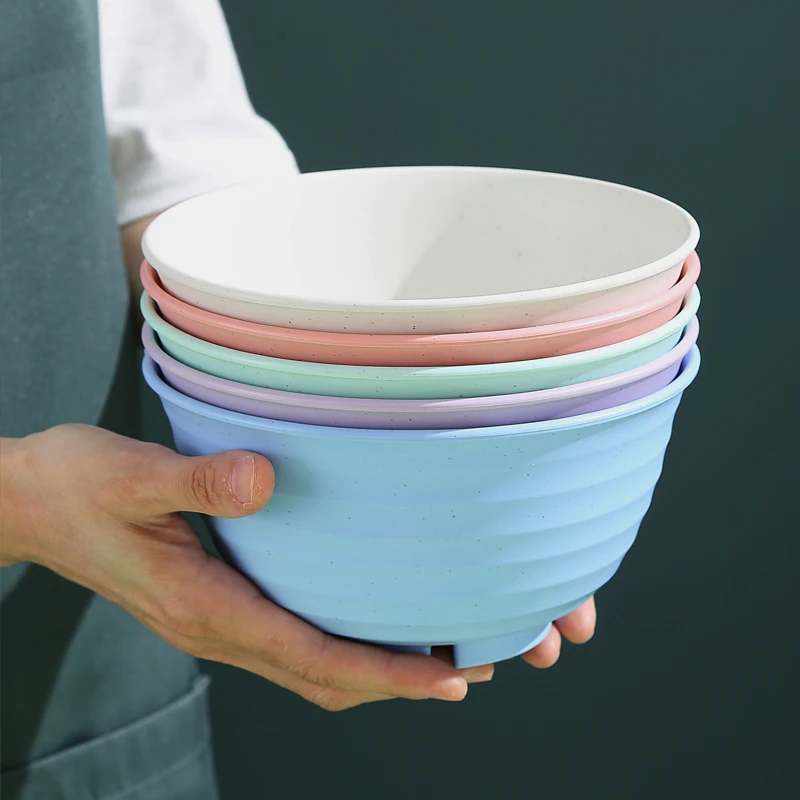 【新店冲量】沙拉碗大圆碗家用饭碗圆形加深防摔大号螺蛳粉面碗米粉