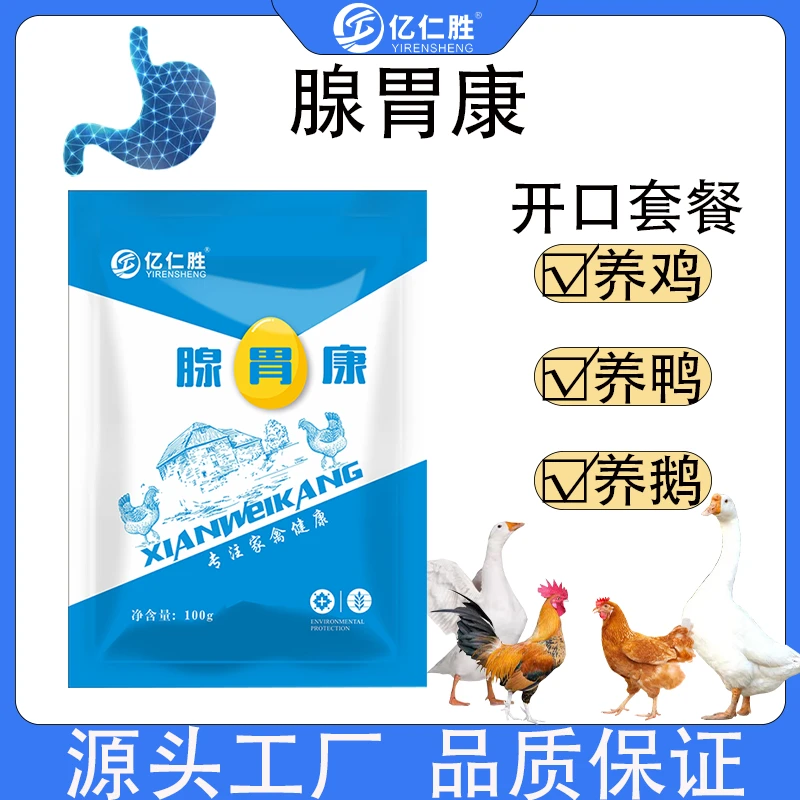 腺胃康适用于鸡鸭鹅鸽子通用产品腺肌胃饲料添加剂鸡药厂家直销