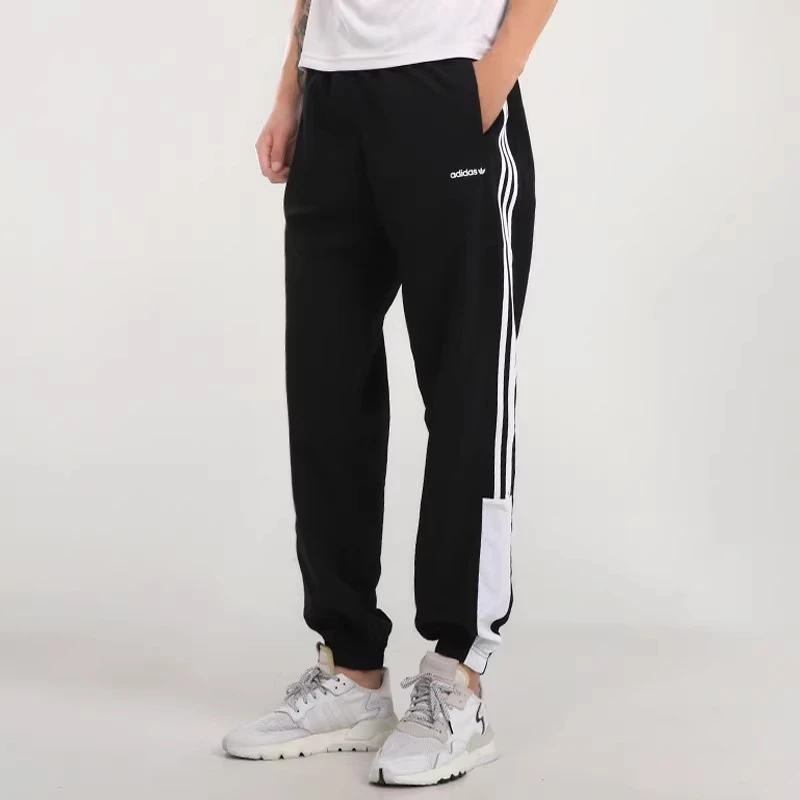 Adidas 三叶草 男款春季运动休闲时尚百搭舒适收口束脚长裤GD2090