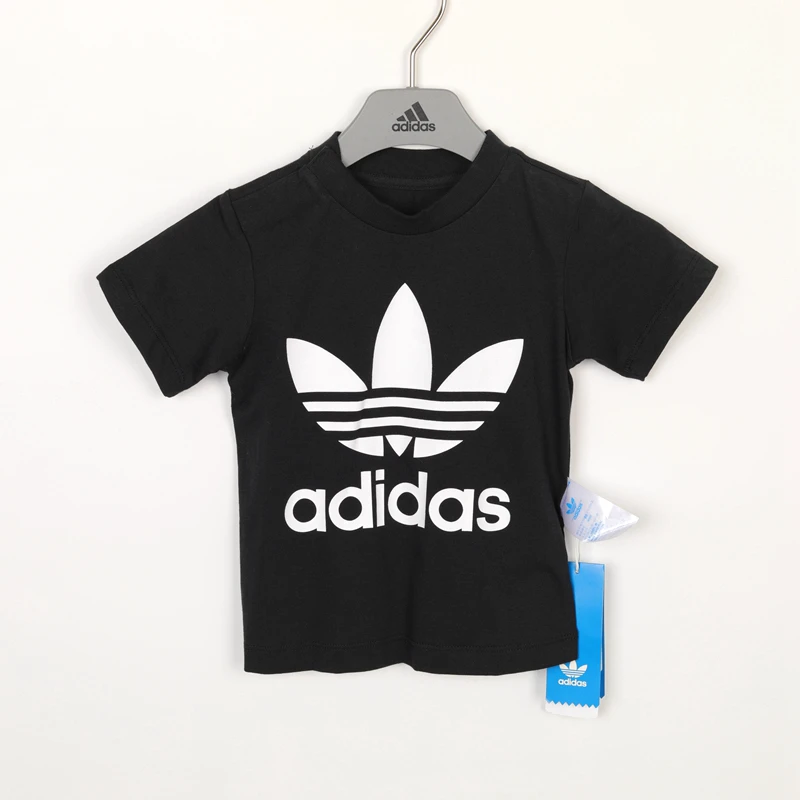 Adidas 三叶草 婴小童运动休闲纯棉舒适透气圆领短袖T恤 DV2829
