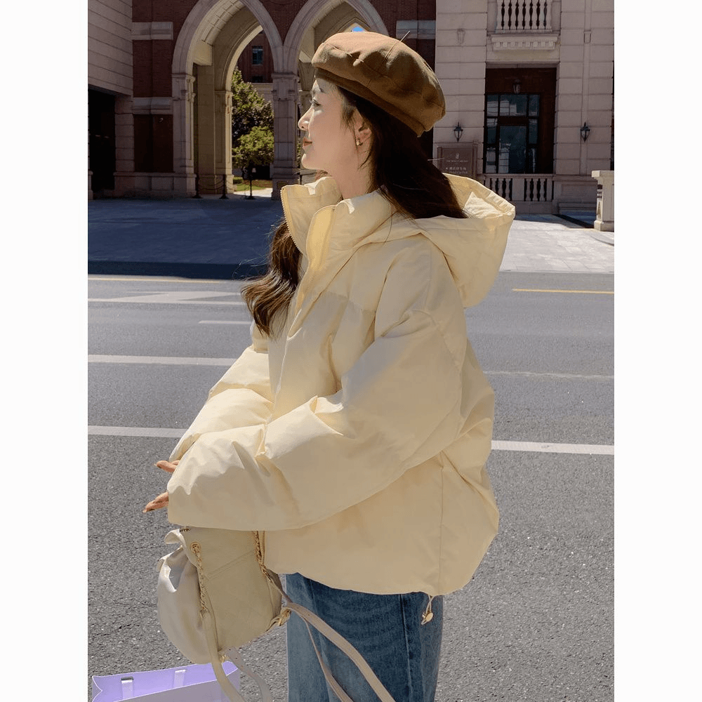 新款新款2023年新款小个子羽绒服女冬季韩系爆款设计感羽绒服短