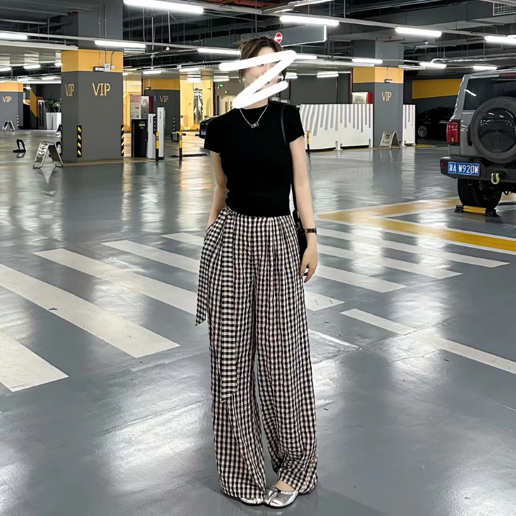 夏装搭配一整套今年流行漂亮减龄洋气裤子两件套装女2024新款夏季