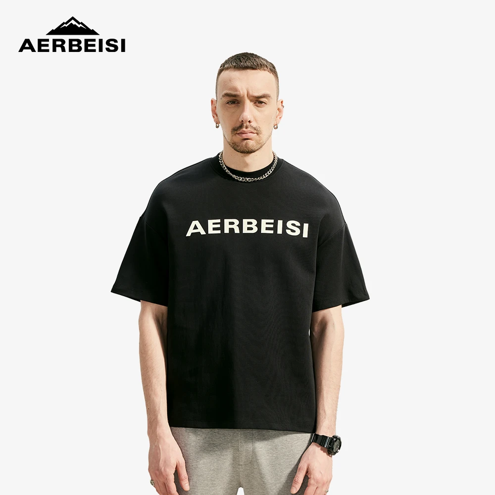 阿尔卑斯夏季T恤休闲时尚户外透气圆领印花百搭GT369670A