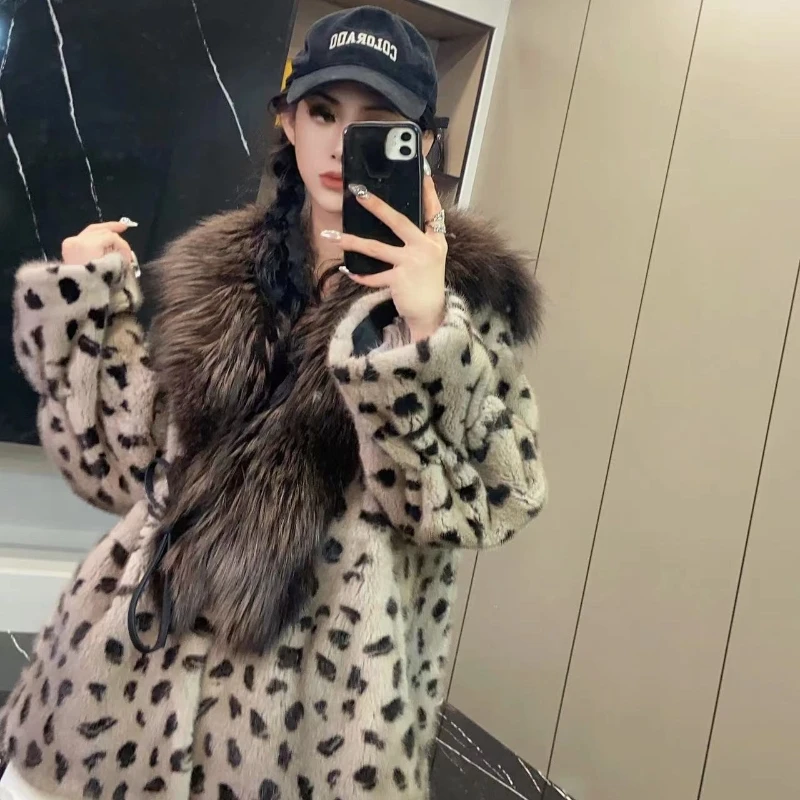 【DCP•Flagship store】 83281 2024新款时尚水貂狐狸毛外套