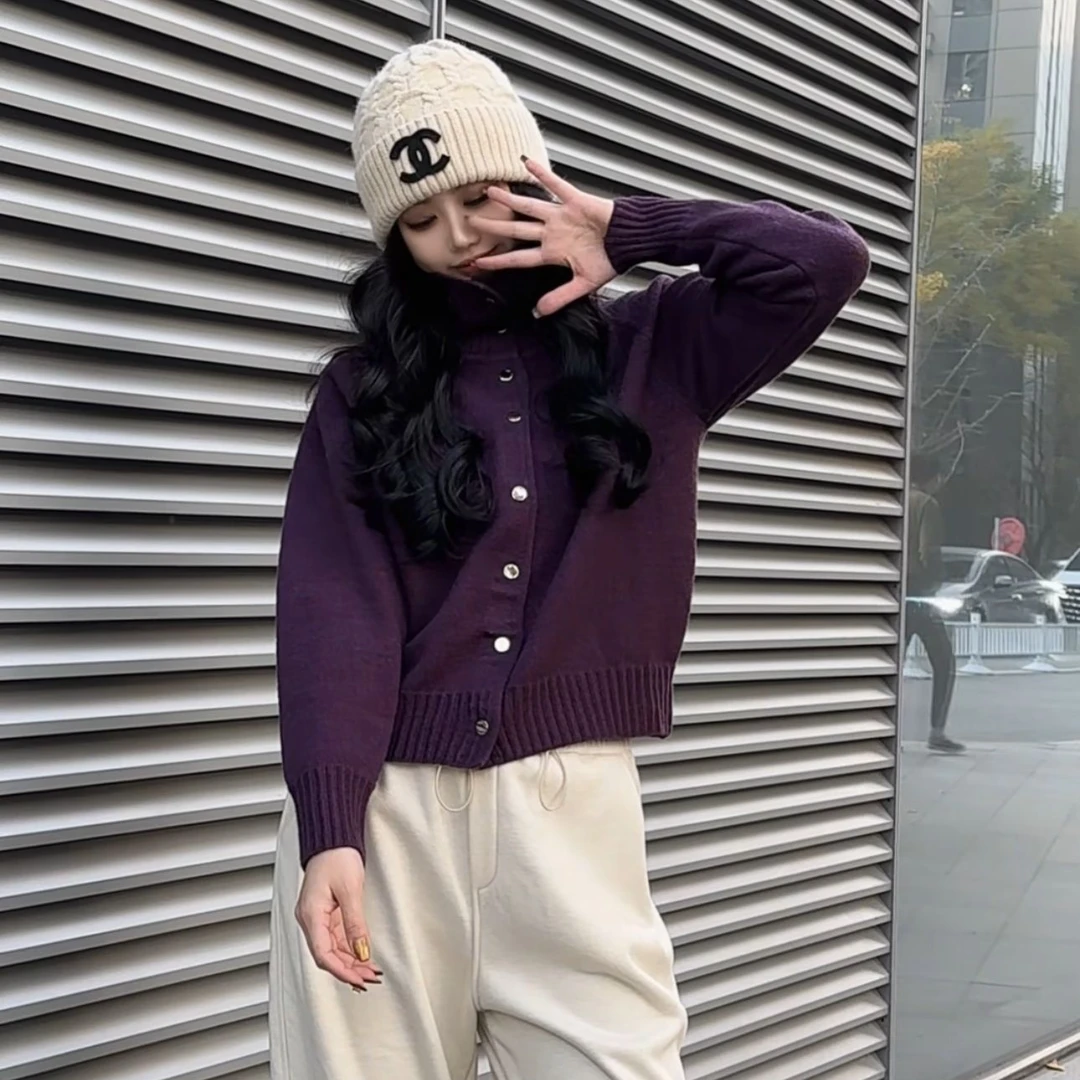 【DCP•Flagship store】6908 2024新款时尚设计师休闲高领针织衫