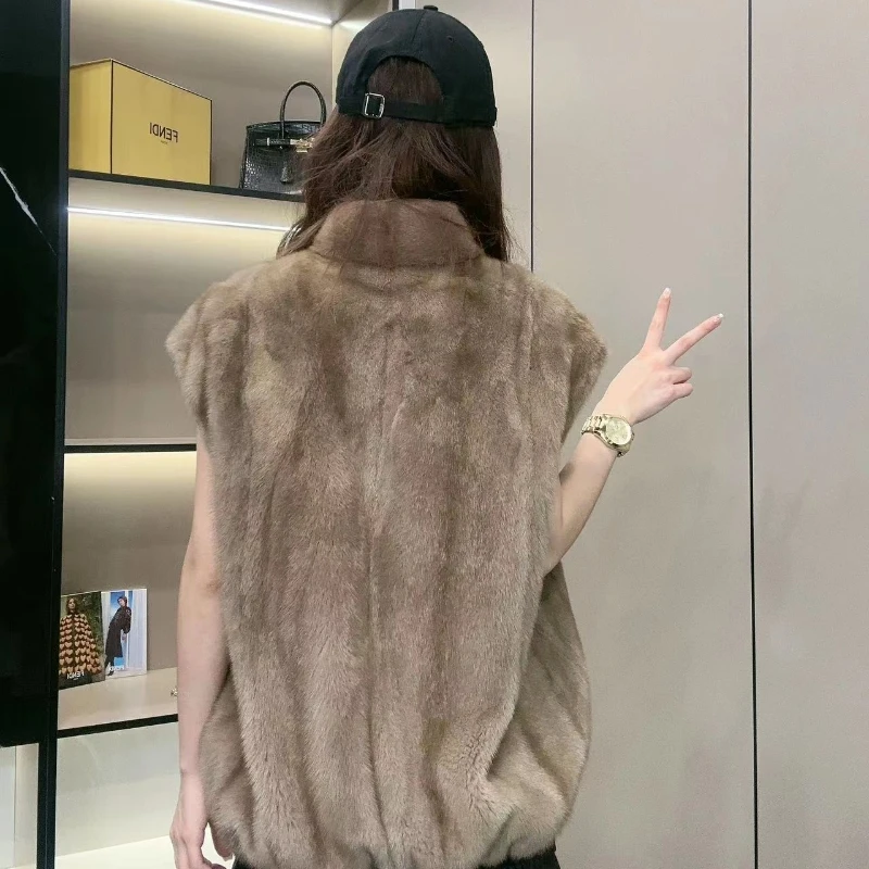 【DCP•Flagship store】83277 2024新款时尚设计师水貂马甲