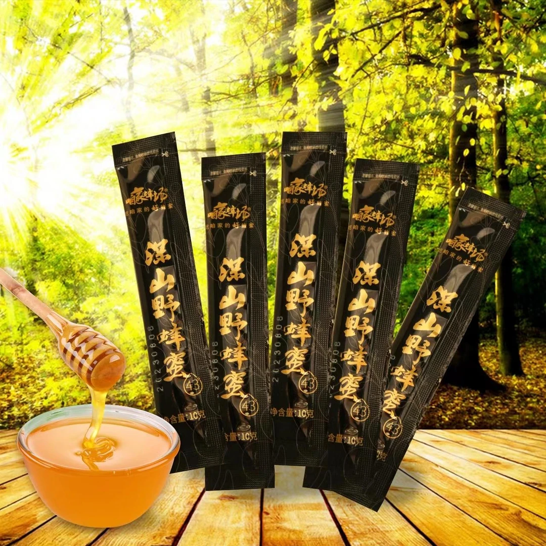 咱家蜂场咱家蜂场便携装深山野蜂蜜10克/*100袋【奖】