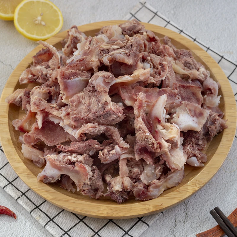 新鲜牛拆骨肉牛肉3斤半成品商用生鲜剔骨肉小黄牛软骨牛脆骨带肉