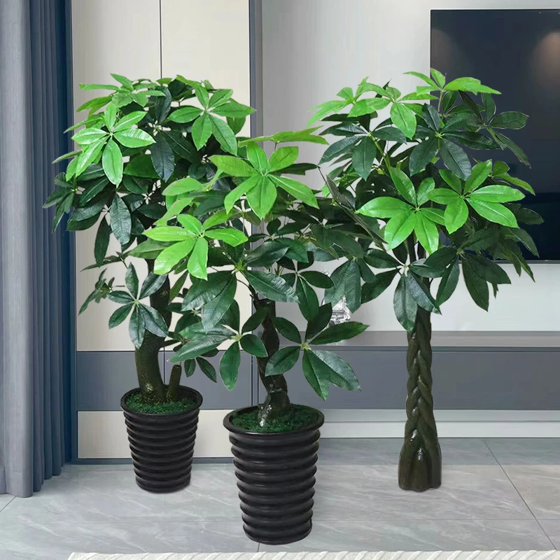 发财树仿真绿植仿生仿真盆栽客厅室内花假树摆设造景大型塑料盆景
