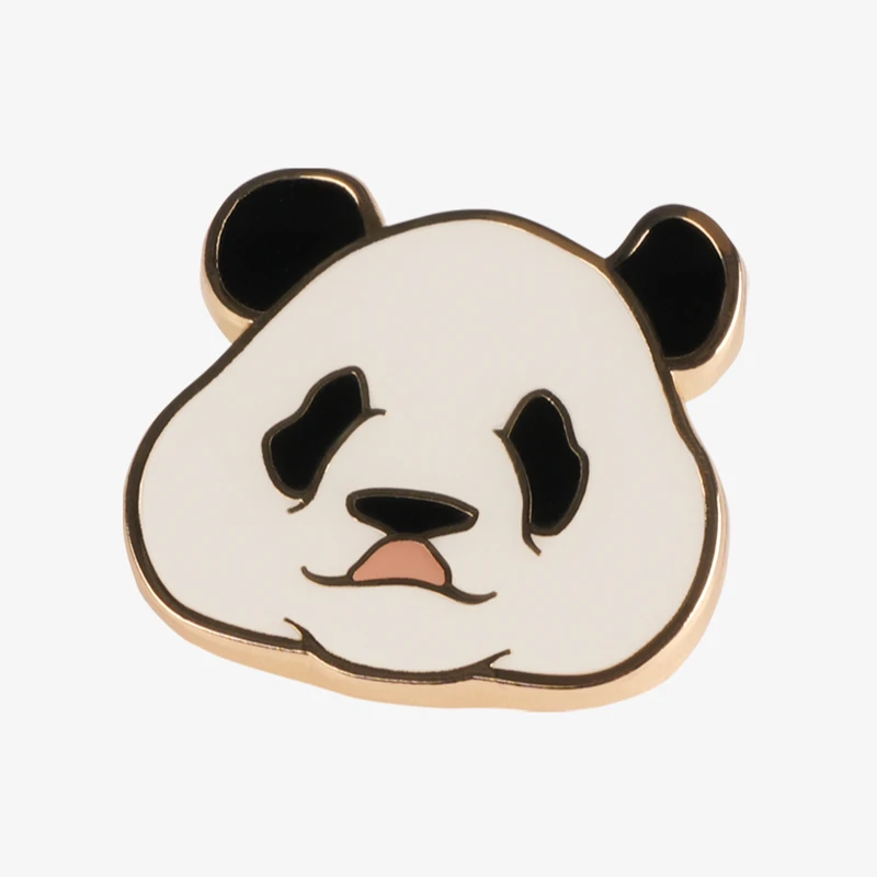 熊猫理想国大熊猫可爱卡通胸针徽章装饰胖大海渝爱白天梅兰萌二