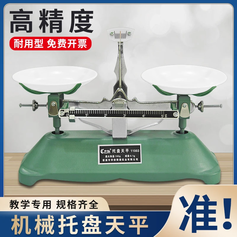 天平称天平秤教具小学初中物理高精度学生家用工业托盘天平实验室